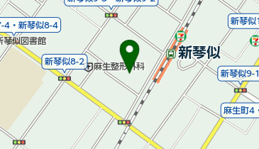 北区体育館の地図画像