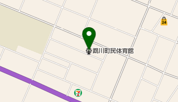 鵡川町民体育館の地図画像