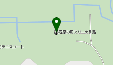 ウインドヒルくしろスーパーアリーナの地図画像