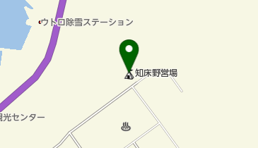 国設知床野営場の地図画像