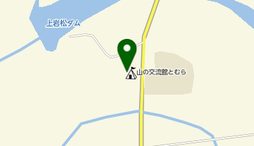山の交流館とむらの地図画像