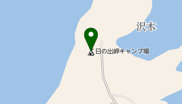 雄武町日の出岬キャンプ場の地図画像