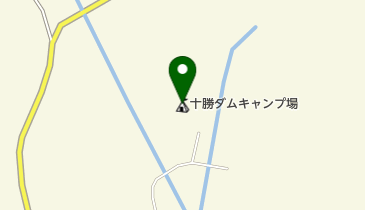 十勝ダムキャンプ場の地図画像
