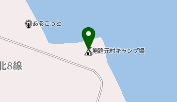 塘路元村キャンプ場の地図画像