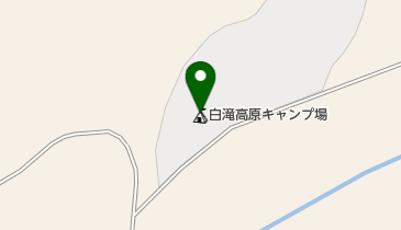 白滝高原キャンプ場の地図画像