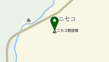 ニセコ野営場の地図画像