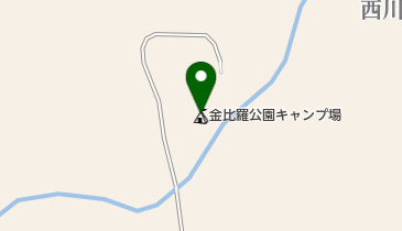 金比羅公園キャンプ場の地図画像