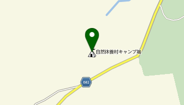 北見自然休養村若松キャンプ場の地図画像