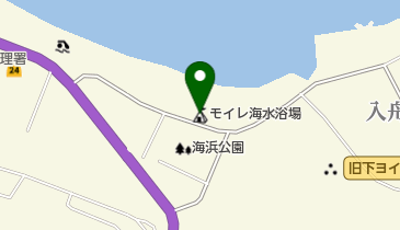 浜中・モイレ海水浴場の地図画像