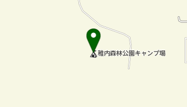 稚内森林公園キャンプ場の地図画像