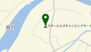 スターヒルズキャンピングヤードの地図画像