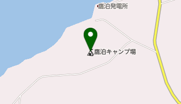 深川市鷹泊キャンプ場の地図画像