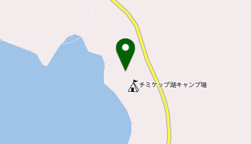 チミケップ湖キャンプ場の地図画像