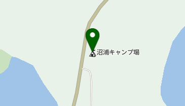 沼浦キャンプ場の地図画像