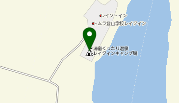 湯宿くったり温泉レイクインキャンプ場の地図画像