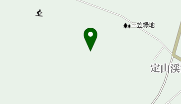 定山渓三笠スキー場の地図画像