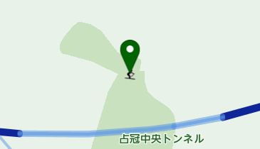 国設占冠中央スキー場の地図画像