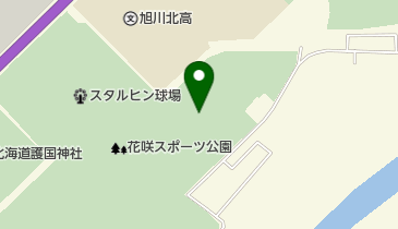 花咲スケート場の地図画像