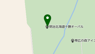 帯広の森屋内スピードスケート場の地図画像