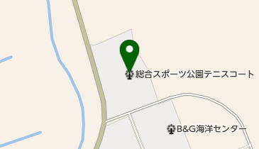 愛別町総合スポーツ公園テニスコートの地図画像