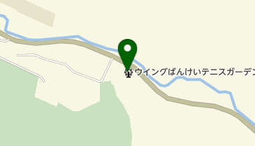 ウイングばんけいテニスガーデンの地図画像