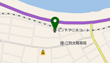 ミントテニスコートの地図画像