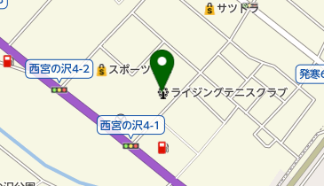 ライジングテニスクラブの地図画像