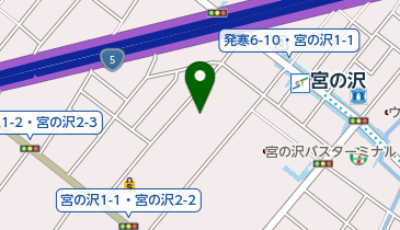 宮の森スポーツ倶楽部宮の沢校の地図画像