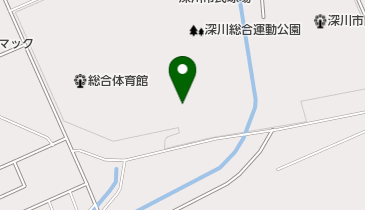 深川市民テニスコートの地図画像