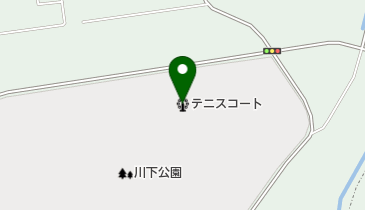 川下公園テニスコートの地図画像