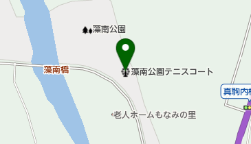 藻南公園テニスコートの地図画像