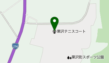 栗沢テニスコートの地図画像