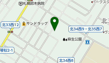 麻生公園テニスコートの地図画像