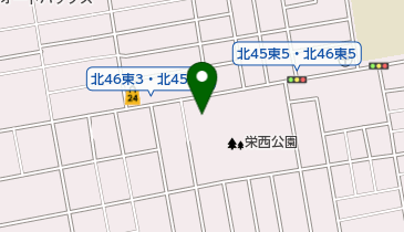 栄西公園テニスコートの地図画像