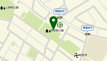 厚別南公園テニスコートの地図画像