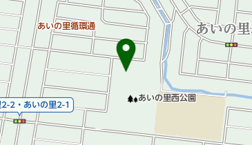 あいの里西公園テニスコートの地図画像