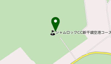 シャムロックカントリー倶楽部の地図画像