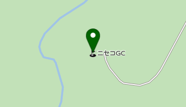 ニセコゴルフコースの地図画像