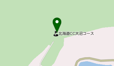 北海道カントリークラブ大沼コースの地図画像