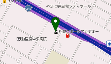 札幌スポーツアカデミーの地図画像