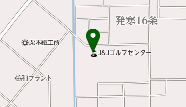 J&Jゴルフセンターの地図画像