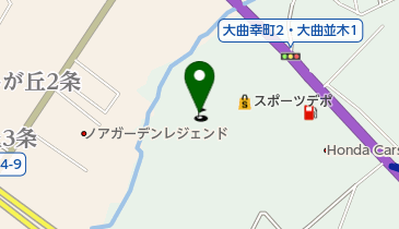 GOLF5大曲ゴルフセンターの地図画像