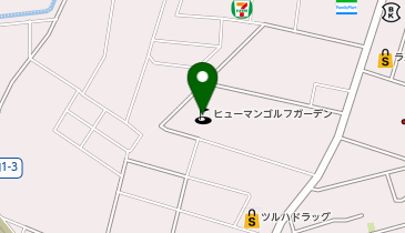 ヒューマンゴルフガーデンの地図画像