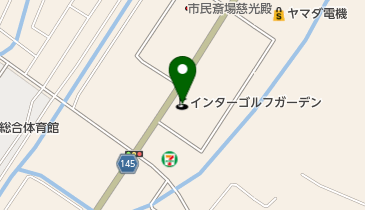 インターゴルフガーデンの地図画像