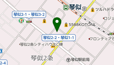 Aiba琴似の地図画像