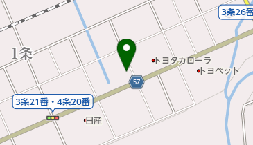 ばんえい十勝深川場外発売所の地図画像