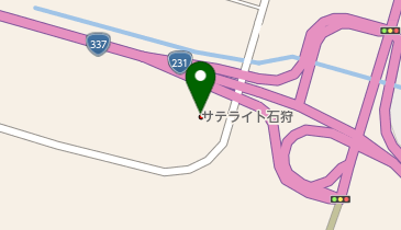サテライト石狩の地図画像