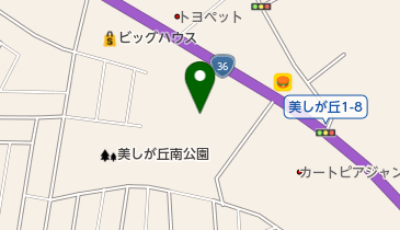 ベガロポリス美しが丘の地図画像