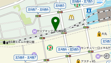 GiGO札幌駅西口の地図画像
