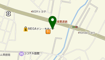 ピーターパンと仲間たち函館店の地図画像